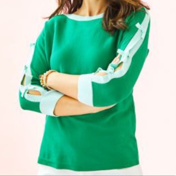 Lilly Pulitzer Sweaters - Lilly Pulitzer Larabee Sweater in Emerald Isle
